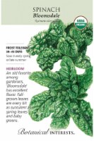 Botanical Interests Bloomsdale Organic Spinach Seeds Perspective: Main