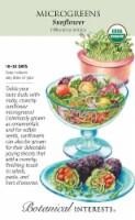 Botanical Interests Organic Sunflower Microgreens Seeds Perspective: Main
