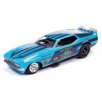 b2breplicas AUT299 Blue Max 1973 Ford Mustang Funny Car - Legends of the Quarter Mile, Blue
