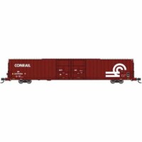 Bluford Shops BLU86630 86 ft. No.237554 N Scale Conrail Double Door Auto Parts Boxcar