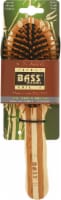Bass Brushes The Green Brush Large Oval Hair Brush with Bamboo Pins