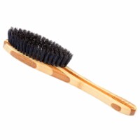 Bass Brushes- Style & Detangle Pet Comb (Pure Bamboo Handle /Dark Finish)