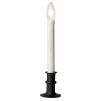 Celestial Lights Ivory no scent Scent Battery Operated Taper Flameless Flickering Candle -