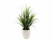 SilkCraft Grass Tall Taper Potted Plant Perspective: Main
