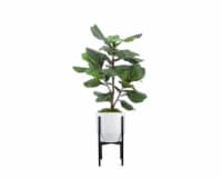 Silkcraft Faux Fiddle Potted Plant Perspective: Main