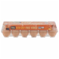 Nest Fresh™ Free Range Non-GMO Large Brown Eggs Perspective: Main