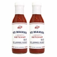 Yo Mama's Foods Keto Spicy Ketchup – Pack of (2) - No Sugar Added, Low Carb, Vegan