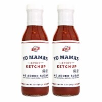 Yo Mama's Foods Keto Spicy Ketchup – Pack of (2) - No Sugar Added, Low Carb, Vegan