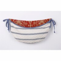 Cotton Tale SKTB Sidekick Toybag, blue and cream stripe