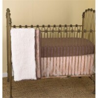 Cotton Tale NG3S Nightingale 3pc Crib Bedding Set - Pink & Gray