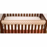 Cotton Tale RD4F Raspberry Front Crib Rail Cover Up Set