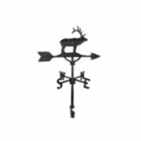 Montague Metal Products WV-247-SB 200 Series 32 In. Black Elk Weathervane
