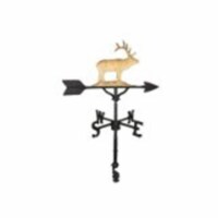 Montague Metal Products WV-247-GB 200 Series 32 In. Gold Elk Weathervane