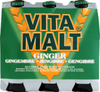 Vita Malt® Alcohol Free Ginger Malt Beverage Perspective: Main