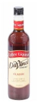 DaVinci Gourmet Classic Coffee Liqueur Flavored Syrup Perspective: Main