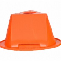 Sim Supply Pallet Cones,HDPE,8 9/10 in L Base  03-500-828-O