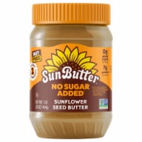 SunButter® No Sugar Added Sunflower Butter Perspective: Main