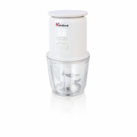 Euro Cuisine Cordless Rechargeable Chopper with Scale + 2 glass bowl Large + Small + 2 blades