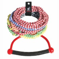 Airhead 75' Long 8 Color Coded Section Water Skiing Training Rope w/ 13 Handle