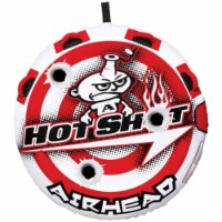 Airhead AHHS-12 Hot Shot 2 Inflatable Round Deck Single Rider Towable Lake Tube
