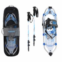 Yukon Charlie's Advanced 8 x 25 Inch Women's Snowshoe Kit with Poles and Bag