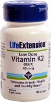 Life Extension Low Dose Vitamin K2 Softgels 45mcg