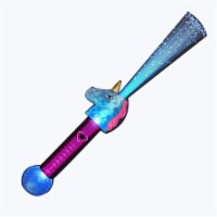 Blinkee LFUW-PRSMB Light Up Multi Color Unicorn Wand with Crystal Ball