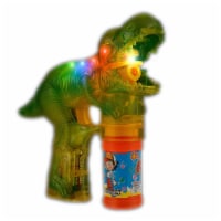 Blinkee FLDDBGGB Flashing LED Dinosaur Bubble Gun