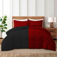 Red pillow shams hotsell