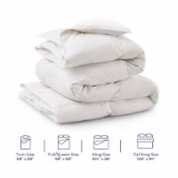 All Seasons White Feather Fiber Down Comforter