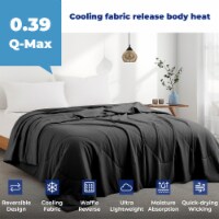 Ice Cooling Reversible Waffle Blanket for Summer Dual-side Comfort