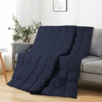 2-in-1 Packable Throw Blanket - Foldable Pillow with Zipper Closure