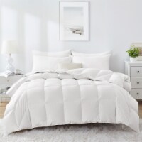 All Season White Down Comforter with Ultra Soft Down Proof Fabric