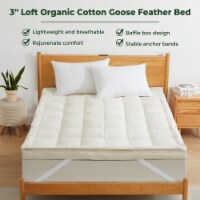 300 TC Organic Cotton Top Mattress Topper Feather Bed