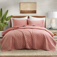 Premium Ultra Soft Reversible Quilted Coverlet Set
