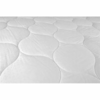 Home Essentials 80 Modern Style Cotton Queen Mattress Pad in White Finish