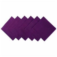 Design Imports CAMZ33243 Eggplant Napkin - Set of 6