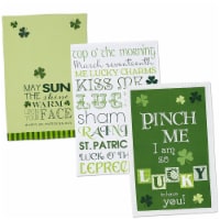 Design Imports CAMZ33683 St. Patricks Day Printed Dish Towel - Set of 3