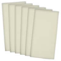 Design Imports CAMZ34494 Natural Flat Woven Dishtowel Set - Set of 6
