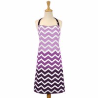 Design Imports Eggplant Chevron Apron