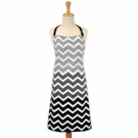Design Imports Chevron Apron Black