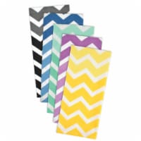 Design Imports CAMZ34577 Yellow Chevron Dishtowel Set - Set of 2