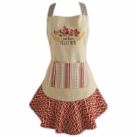 Design Imports CAMZ35782 Gather Together Ruffle Apron
