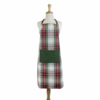 Design Imports Christmas Plaid Chef Apron