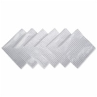 Design Imports CAMZ35871 Silver Stripe Napkin - Set of 6