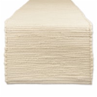 Design Imports CAMZ36013 14 x 72 in. Solid Natural Chindi Table Runner