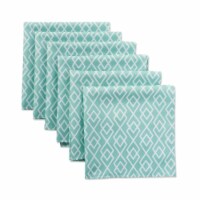 Design Imports CAMZ36756 Diamond Print Outdoor Napkin - Set of 6