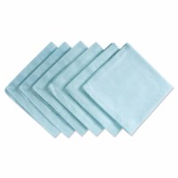 Design Imports CAMZ36960 Aqua Solid Chambray Napkin - Set of 6
