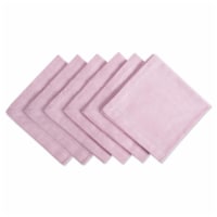 Design Imports CAMZ36980 Rose Solid Chambray Napkin - Set of 6
