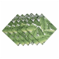 Design Imports CAMZ37395 20 x 20 in. Banana Leaf Print Napkin - Set of 6